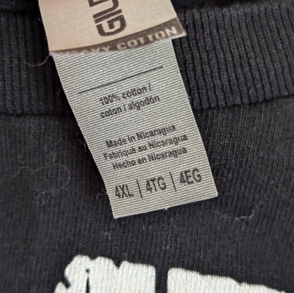 The Rolling Stones 4XL Black Tee with Iconic Band Logo - Picture 3 of 6